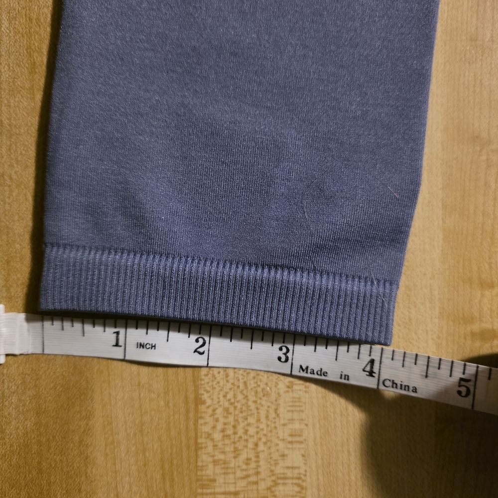 Gymshark Gray Blue Yoga Pants Large (YLEG7) - Picture 4 of 9